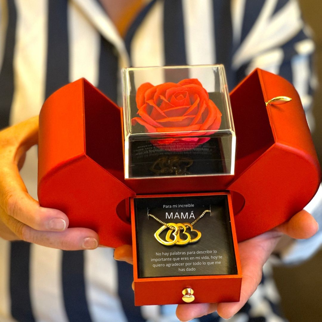 Collar corazón de mamá - Personalizable