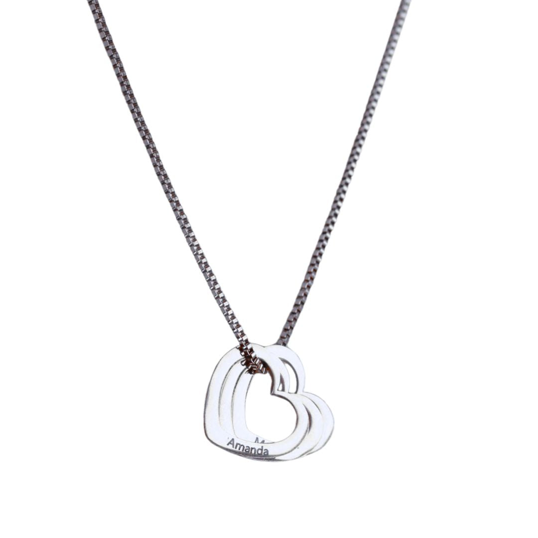 Collar corazón de mamá - Personalizable