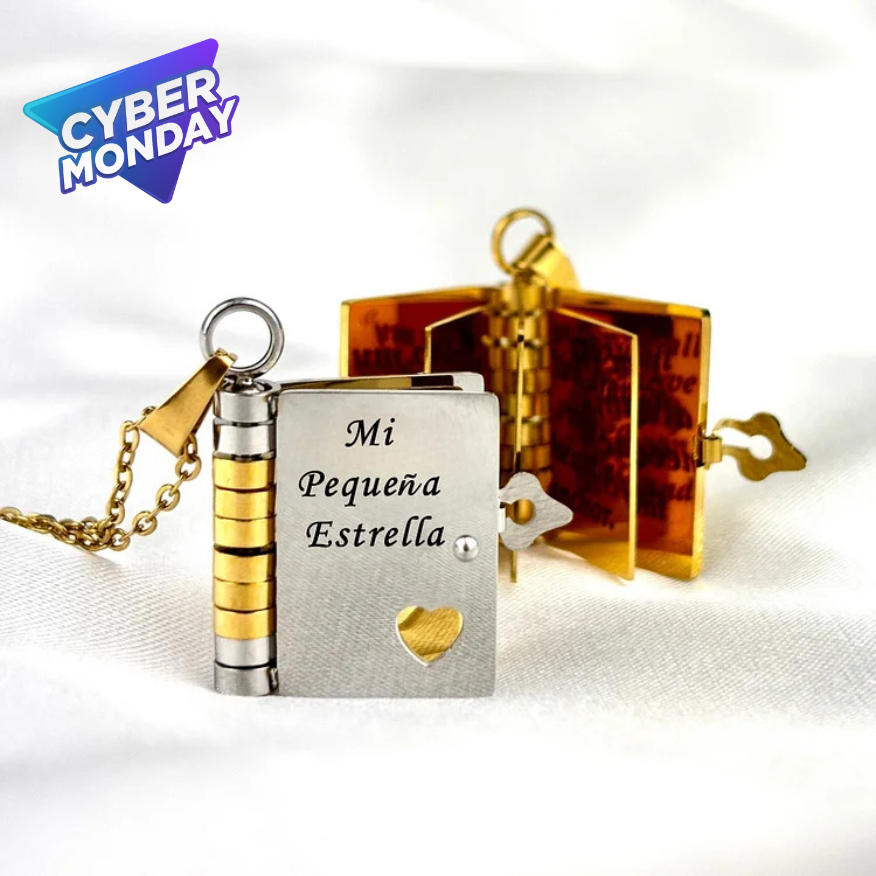 Mi Hija - Collar De Libro Mi Pequeña Estrella
