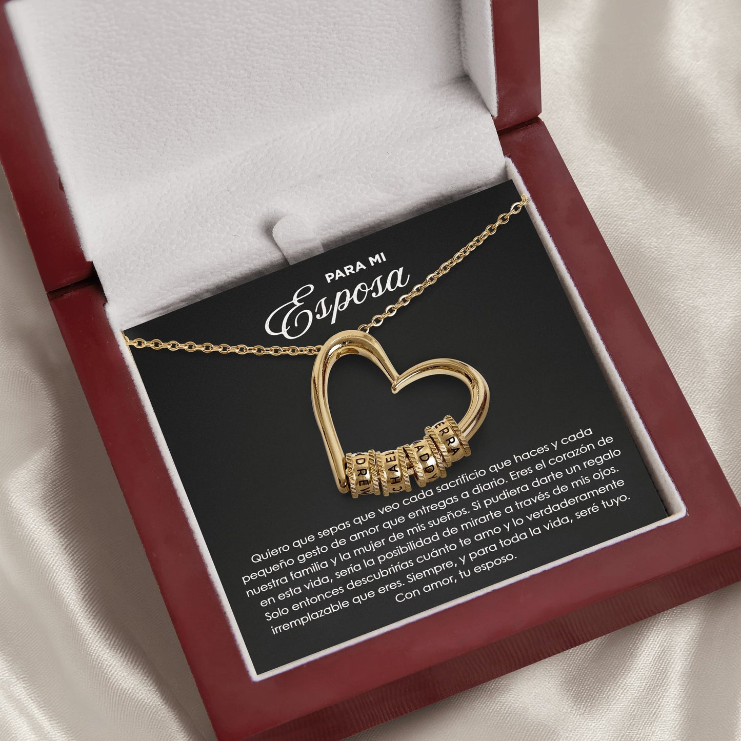 Collar Personalizable “El Corazón de la Familia”