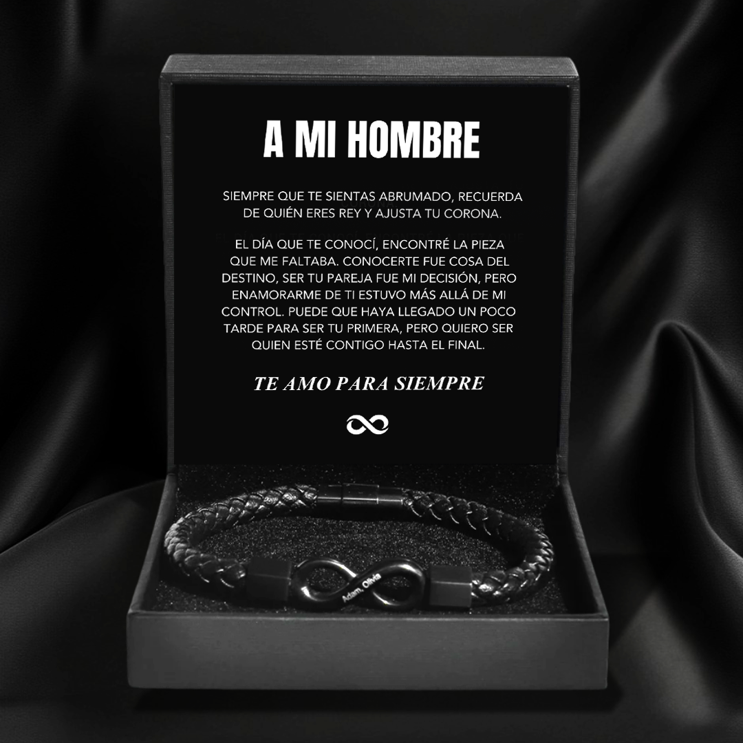 Pulsera Infinita Personalizada – Para Mi Hombre