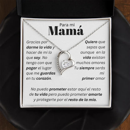 Collar "Para mi Mamá" Con su caja y dedicatoria