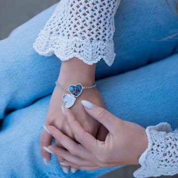 Pulsera Medallón Corazón Personalizada