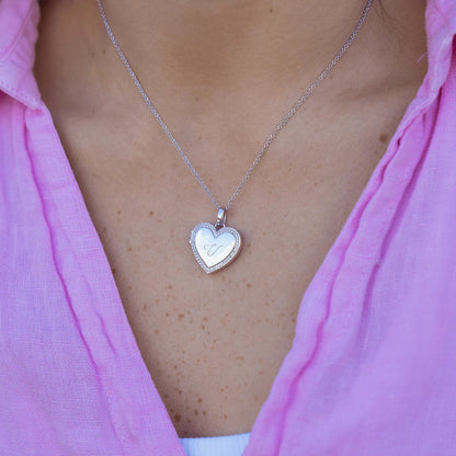 Collar Medallón Corazón Personalizado