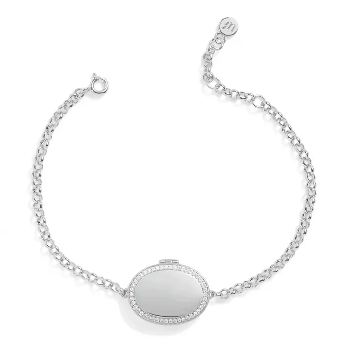 Pulsera Medallón Oval Personalizada